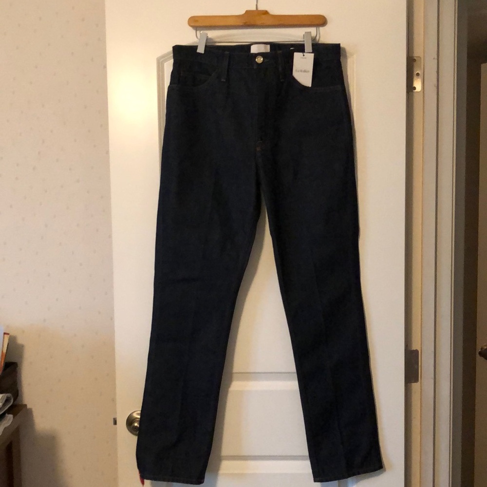 NWT Frame L’Italien jeans, size 30, dark rinse.